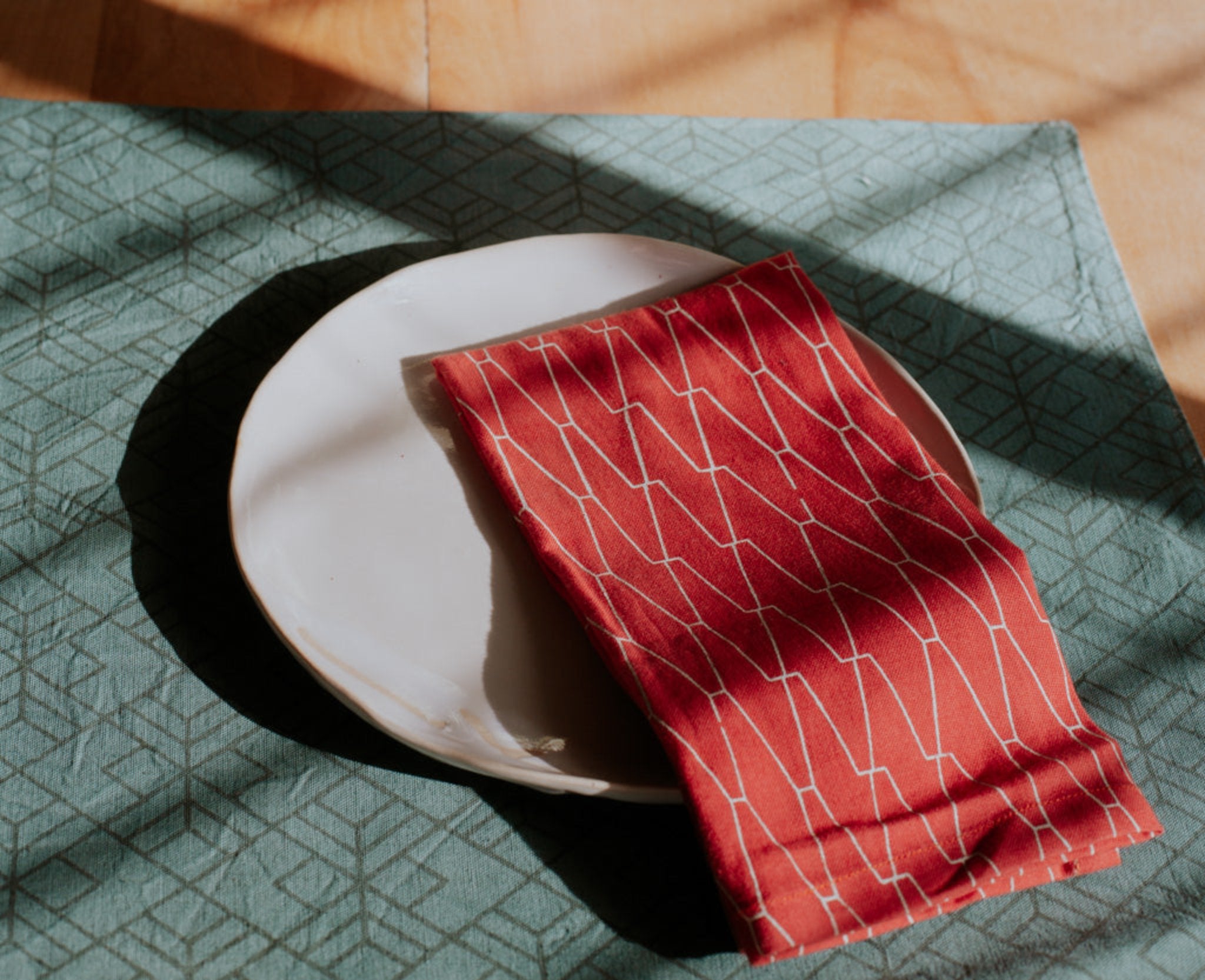 Placemat Set - handmade by the women of Amani Kenya for a Fair Trade boutique