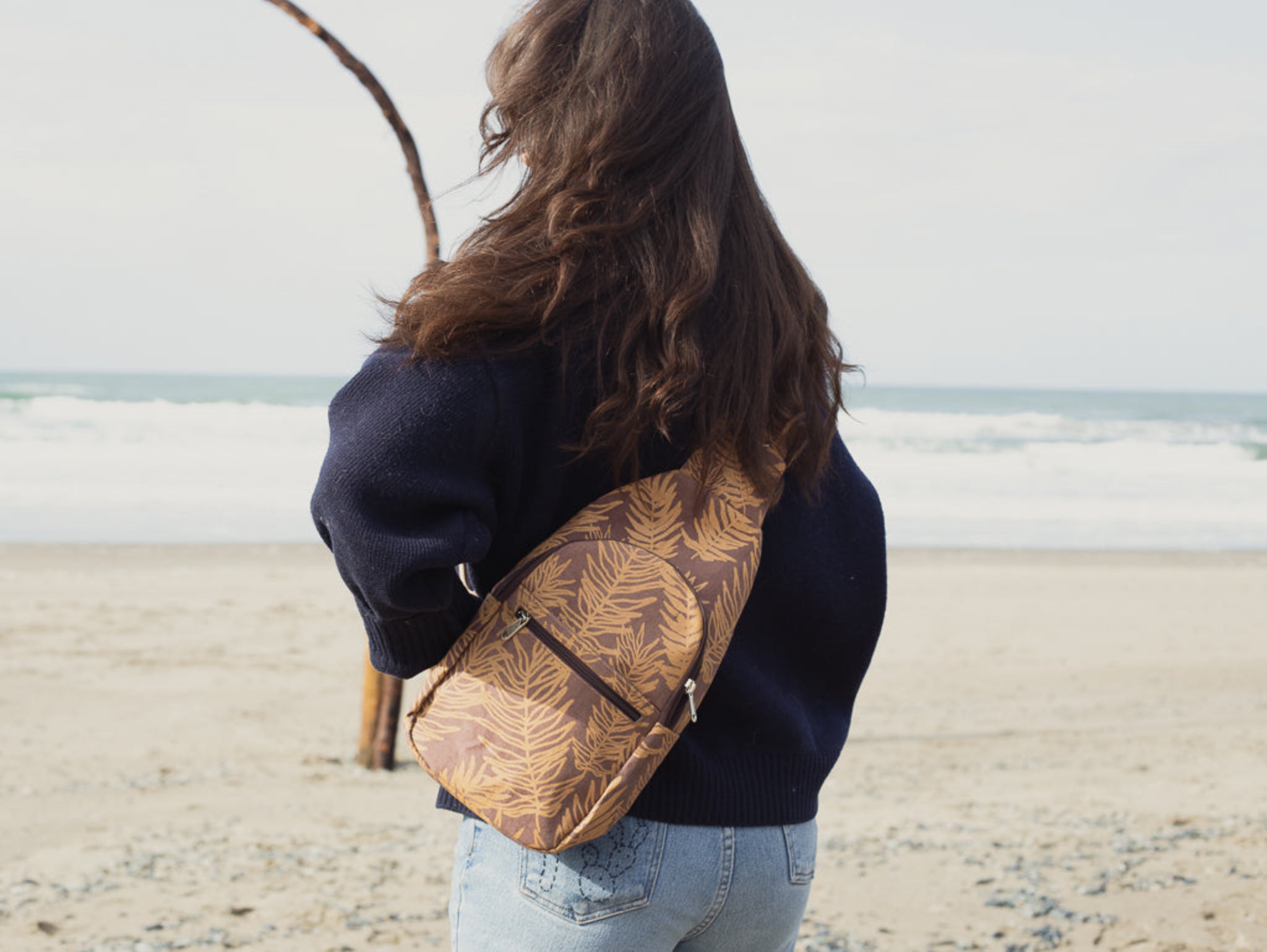 Sling backpack- handmade by the women of Amani Kenya for a fair trade social enterprise