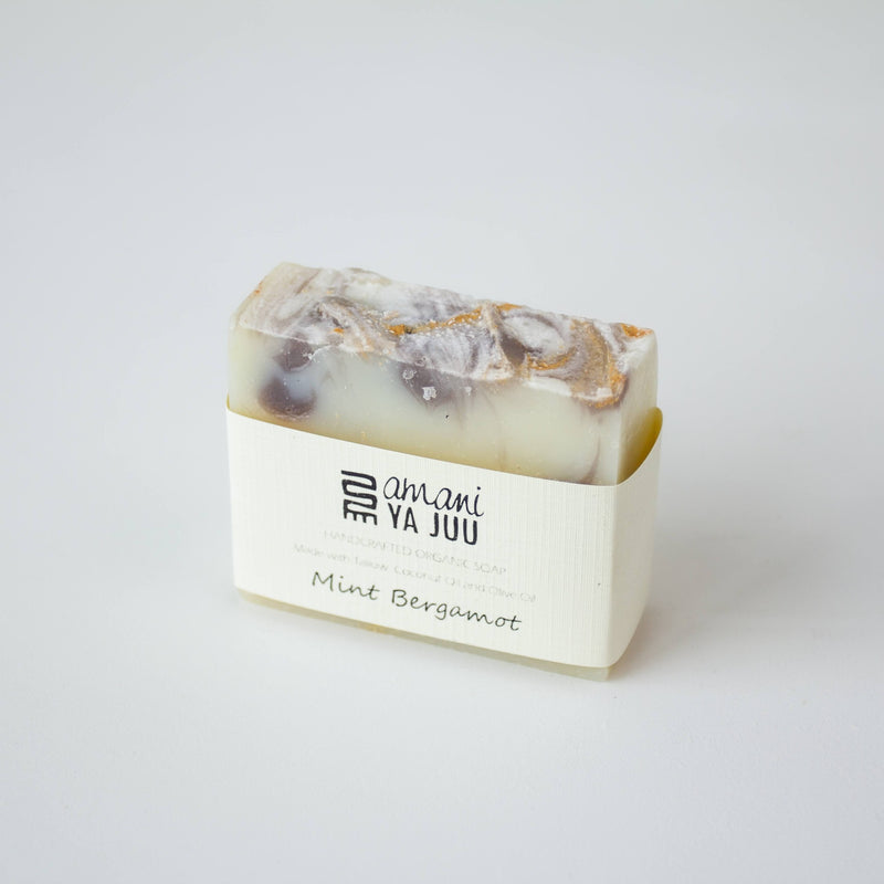 Mint-scented organic soap by Amani ya Juu