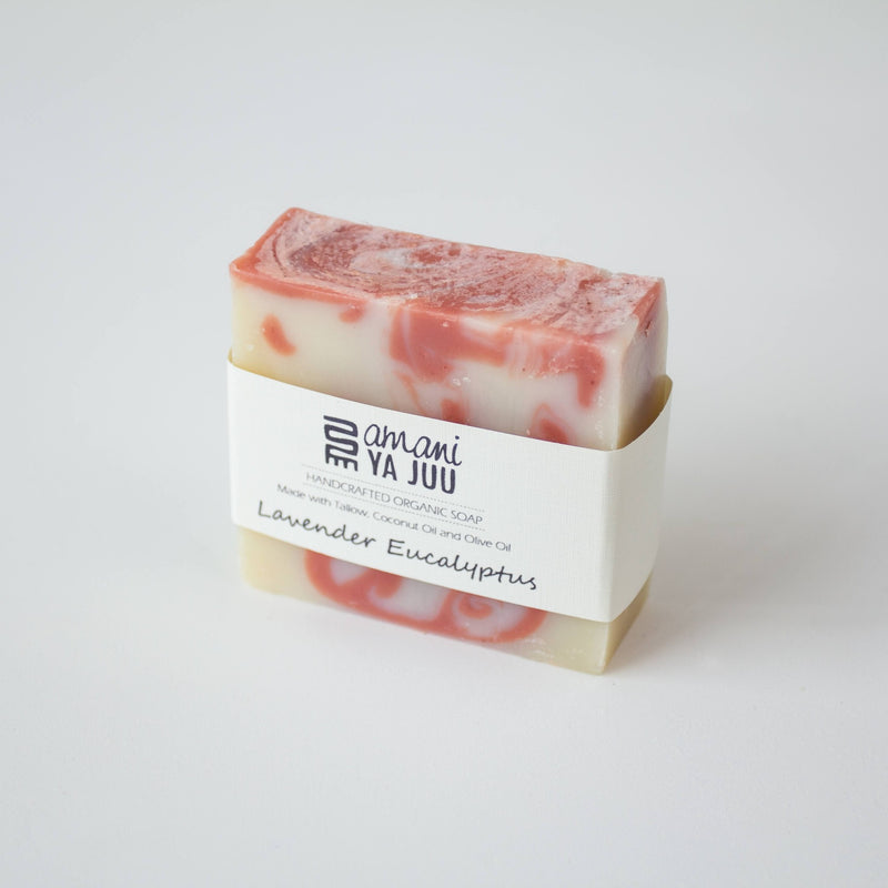 lavender-scented organic soap by Amani ya Juu
