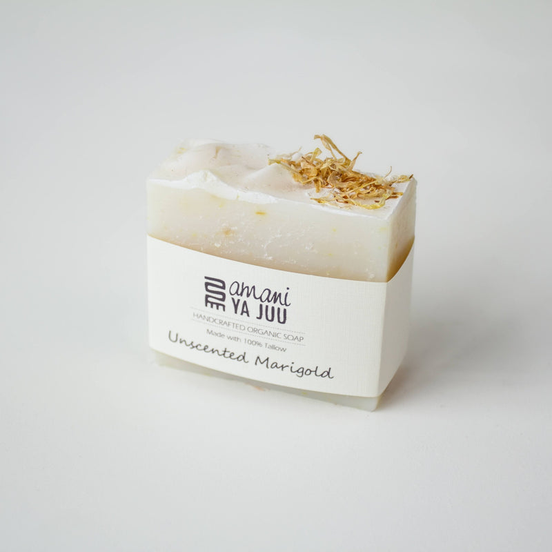 unscented marigold organic soap by Amani ya Juu