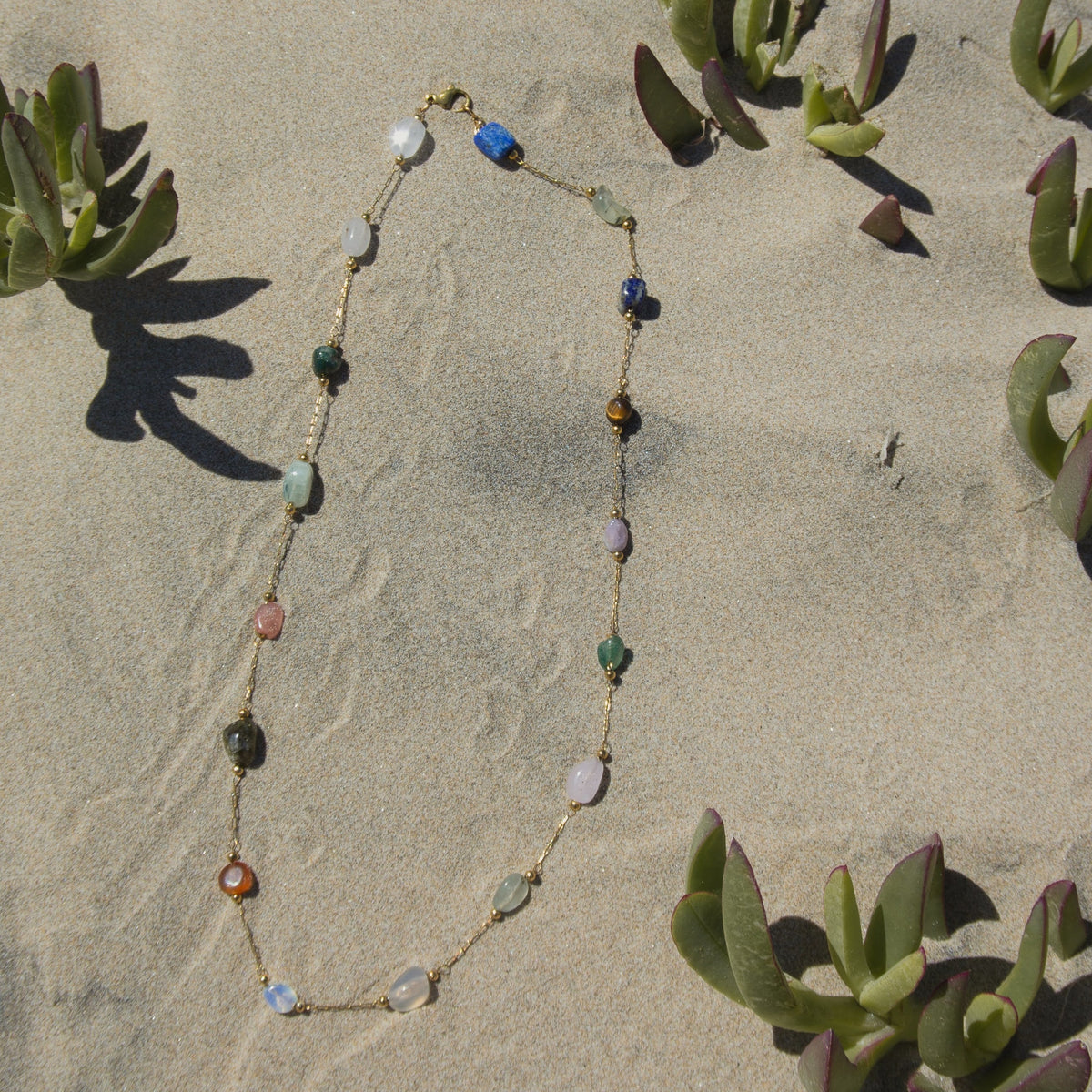 Floating Stones Necklace