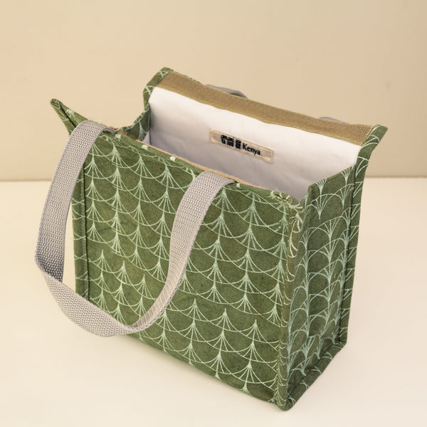 Lunch Tote - handmade using local Kenyan materials by the Amani women for a Fair Trade boutique