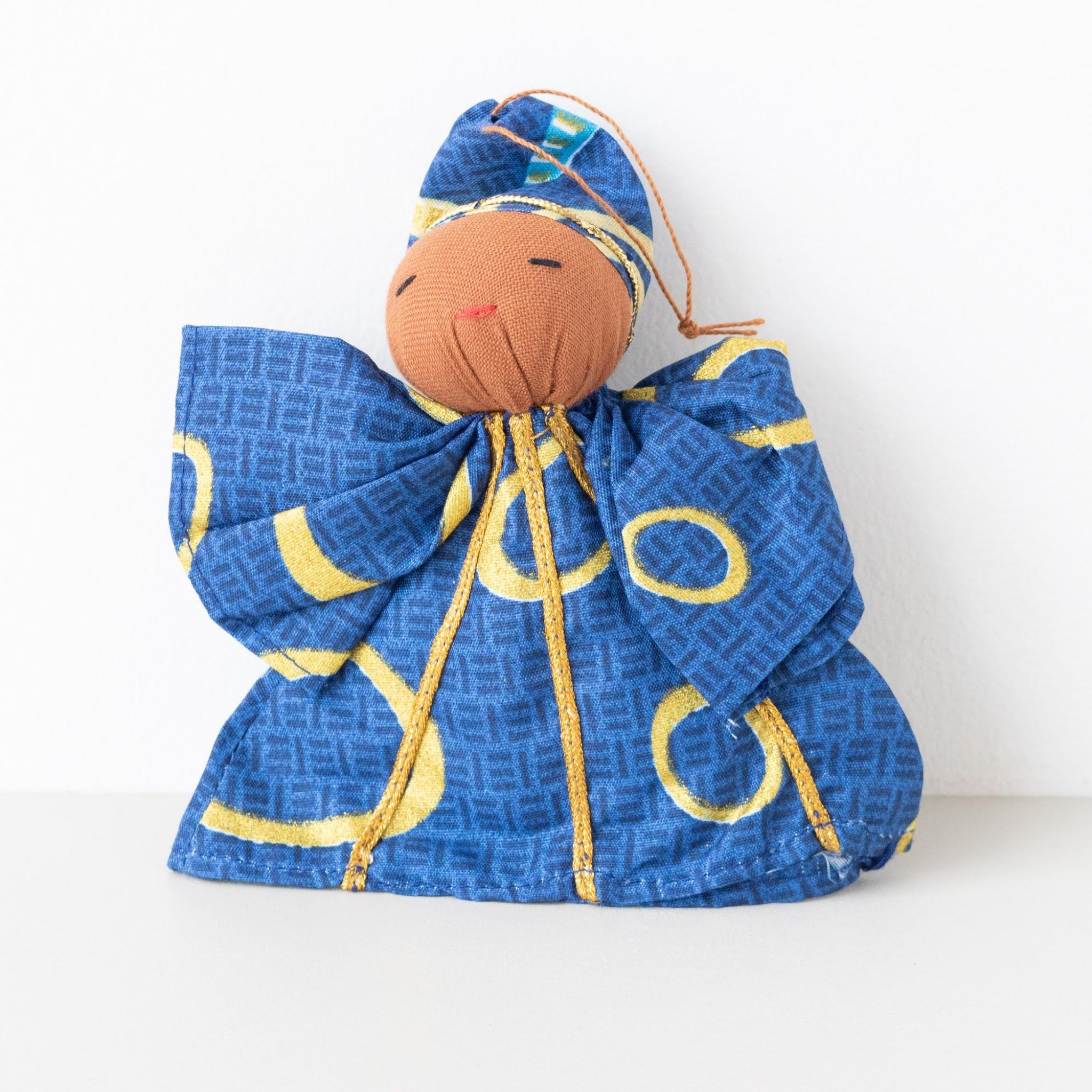 Peace Angel Kitenge Ornament - Kenyan materials and design for a fair trade social enterprise