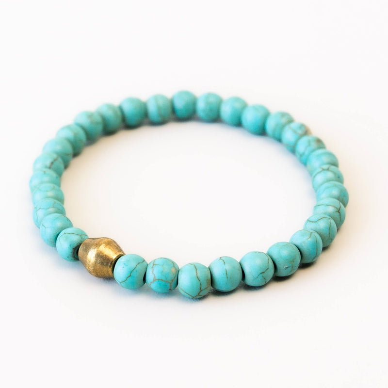 Stone Bracelet - handmade by market artisans using Kenyan materials for a Fair Trade boutique