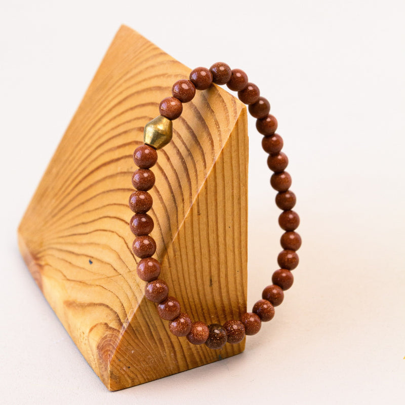 Stone Bracelet - handmade by market artisans using Kenyan materials for a Fair Trade boutique