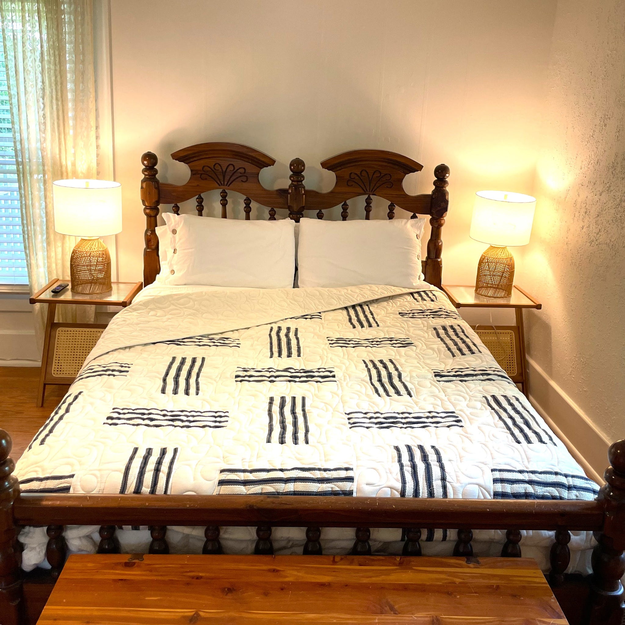 An Amani quilt - handstitched by the women at Amani Kenya for a Fair Trade social enterprise