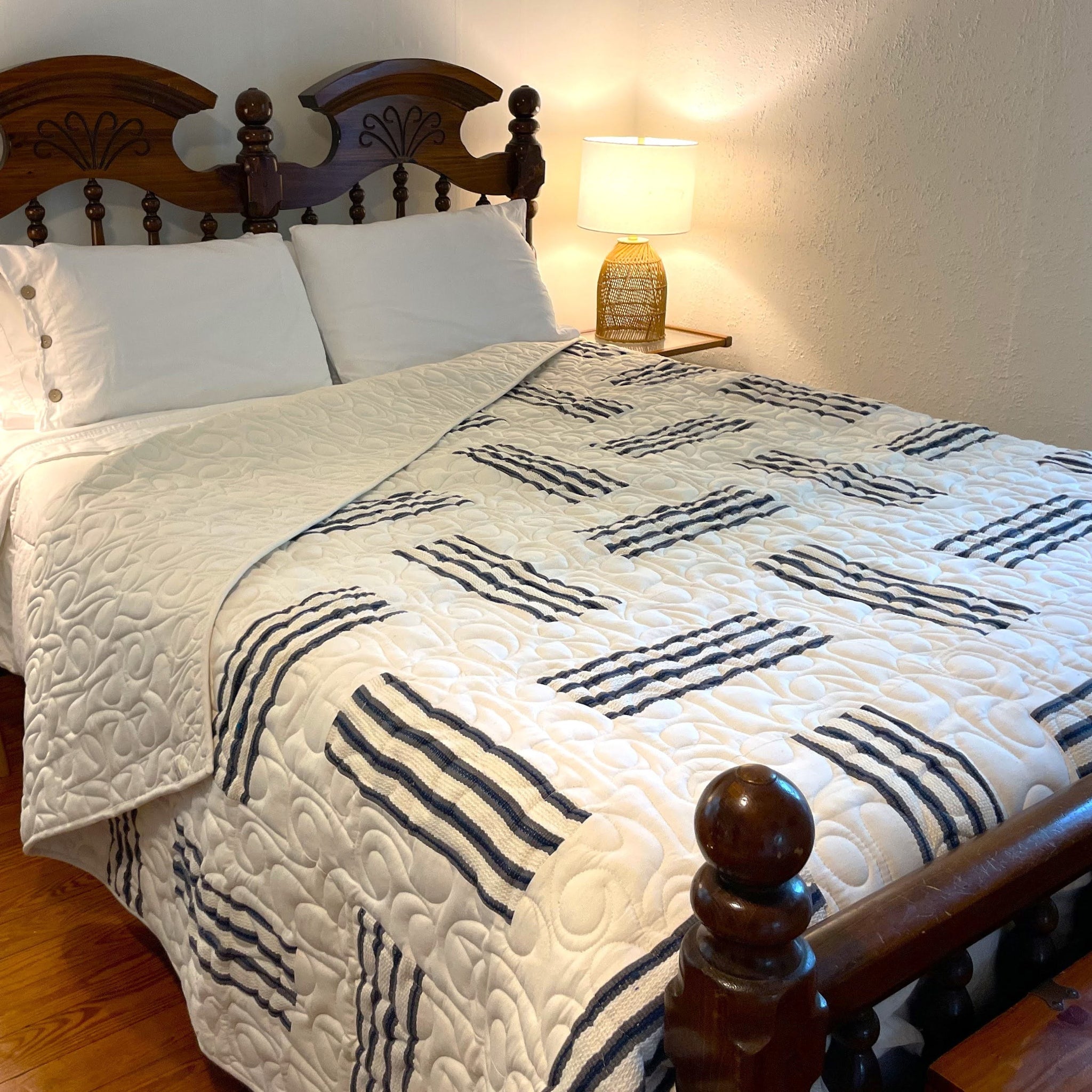An Amani quilt - handstitched by the women at Amani Kenya for a Fair Trade social enterprise
