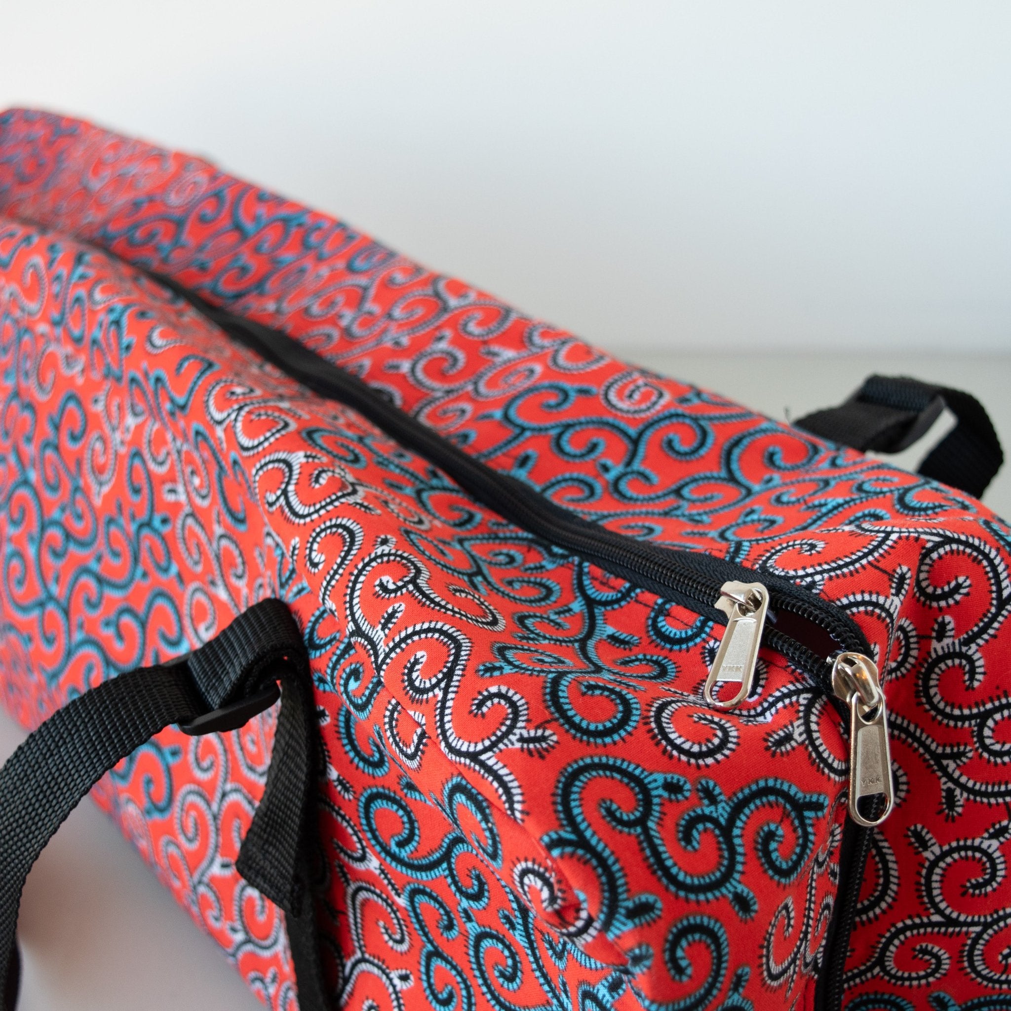 Kitenge Yoga Mat Bag - Kenyan materials and design for a fair trade boutique