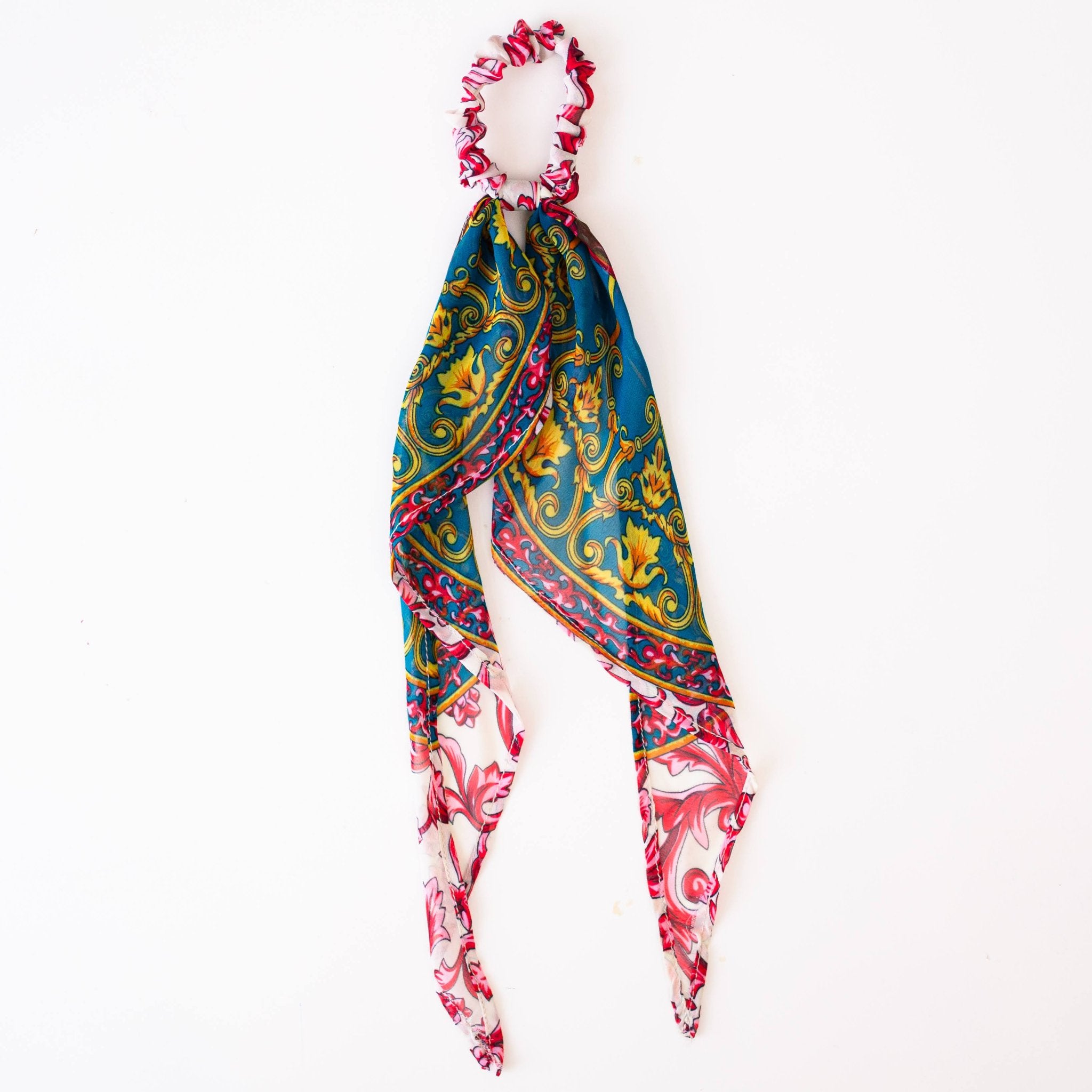 Sheer Scrunchie - handmade by the women of Amani using Kenyan materials for a Fair Trade boutique