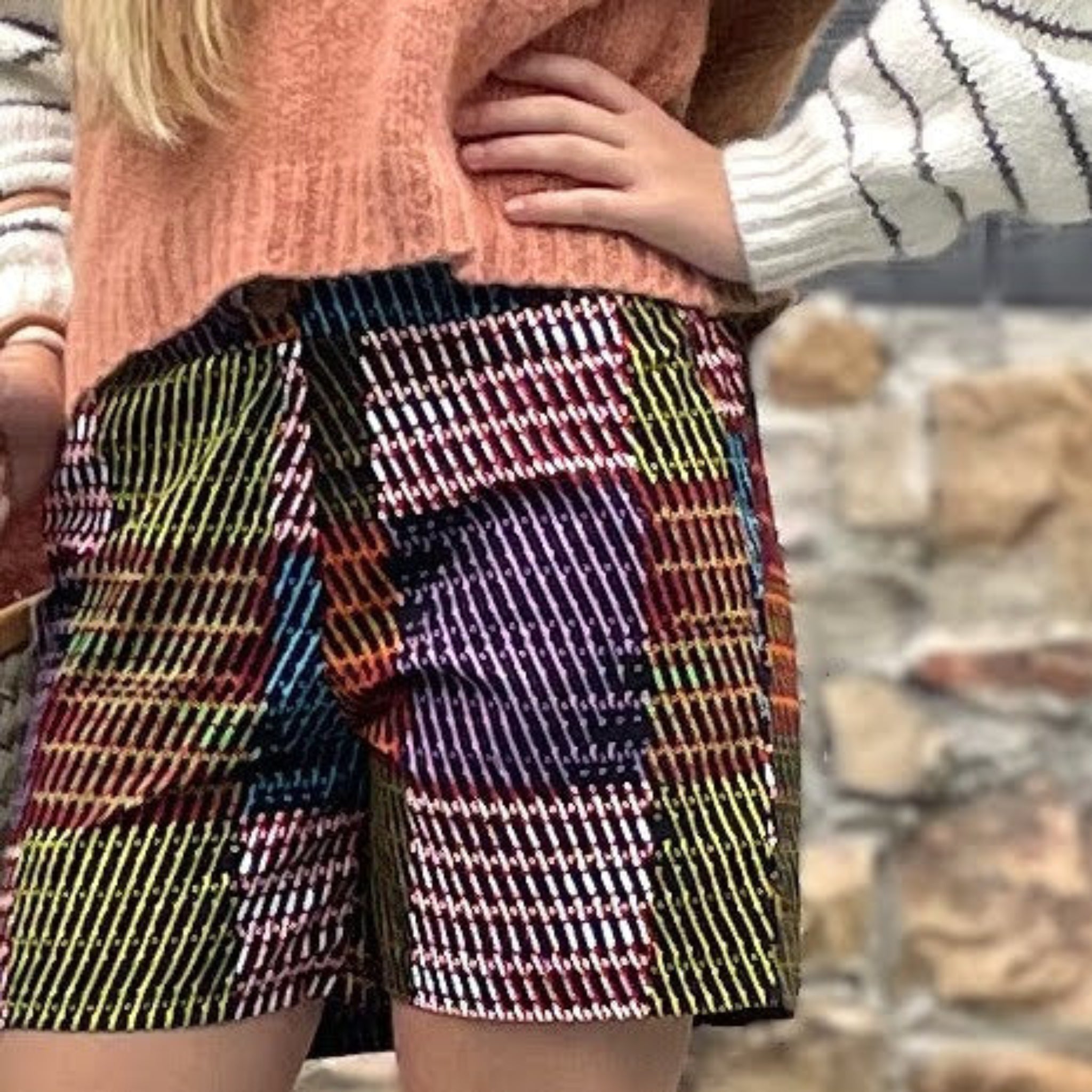 Women's Kitenge Shorts-made in Kenya for a fair trade social enterprise