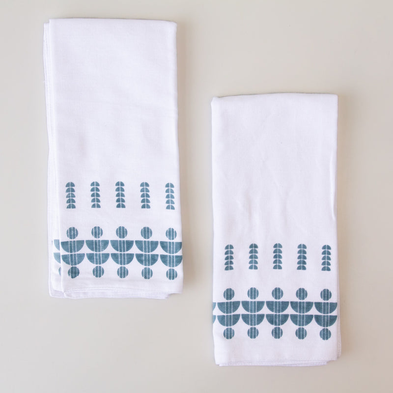 Tea Towel Set | Screen Print - Kenyan materials and design for a fair trade boutique