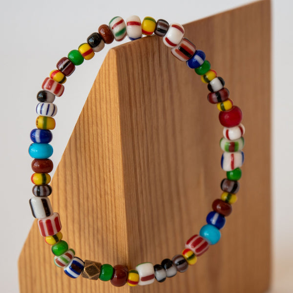 Aja Beaded Bracelet-Kenyan materials and design for a fair trade boutique