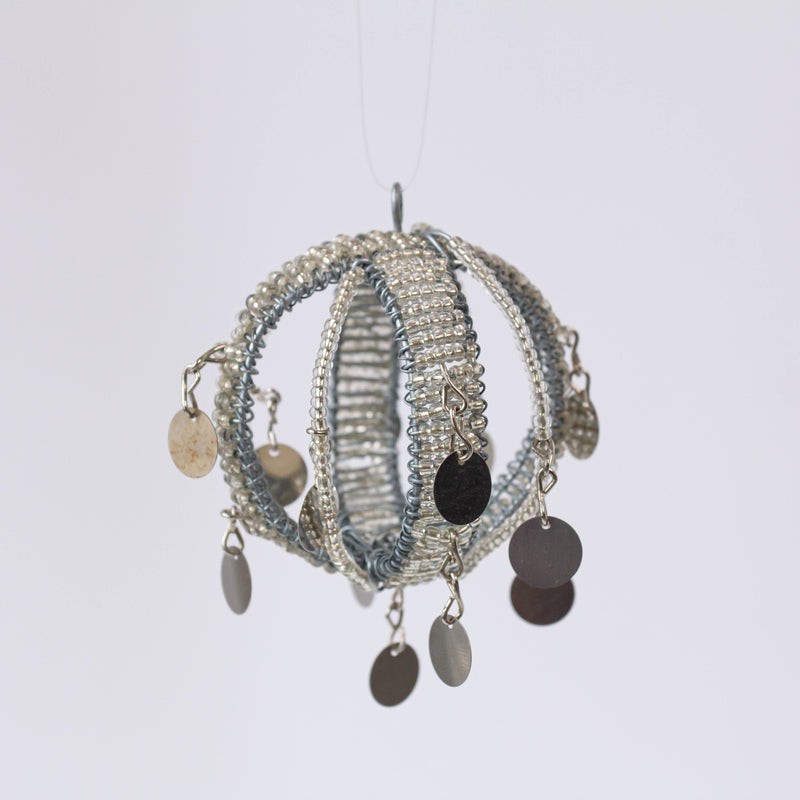 Beaded Ball Ornament - Kenyan materials and design for a fair trade boutique
