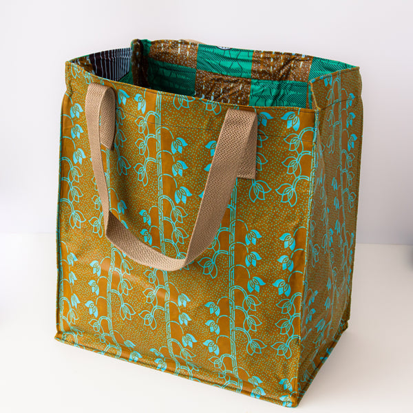 Large Market Tote - handmade by the Amani women of Uganda using Ugandan materials for a Fair Trade boutique