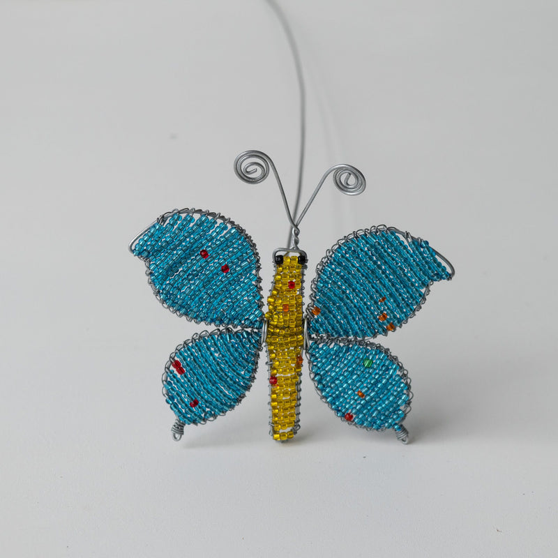 Beaded Butterfly hand crafted by Kenyan artisans