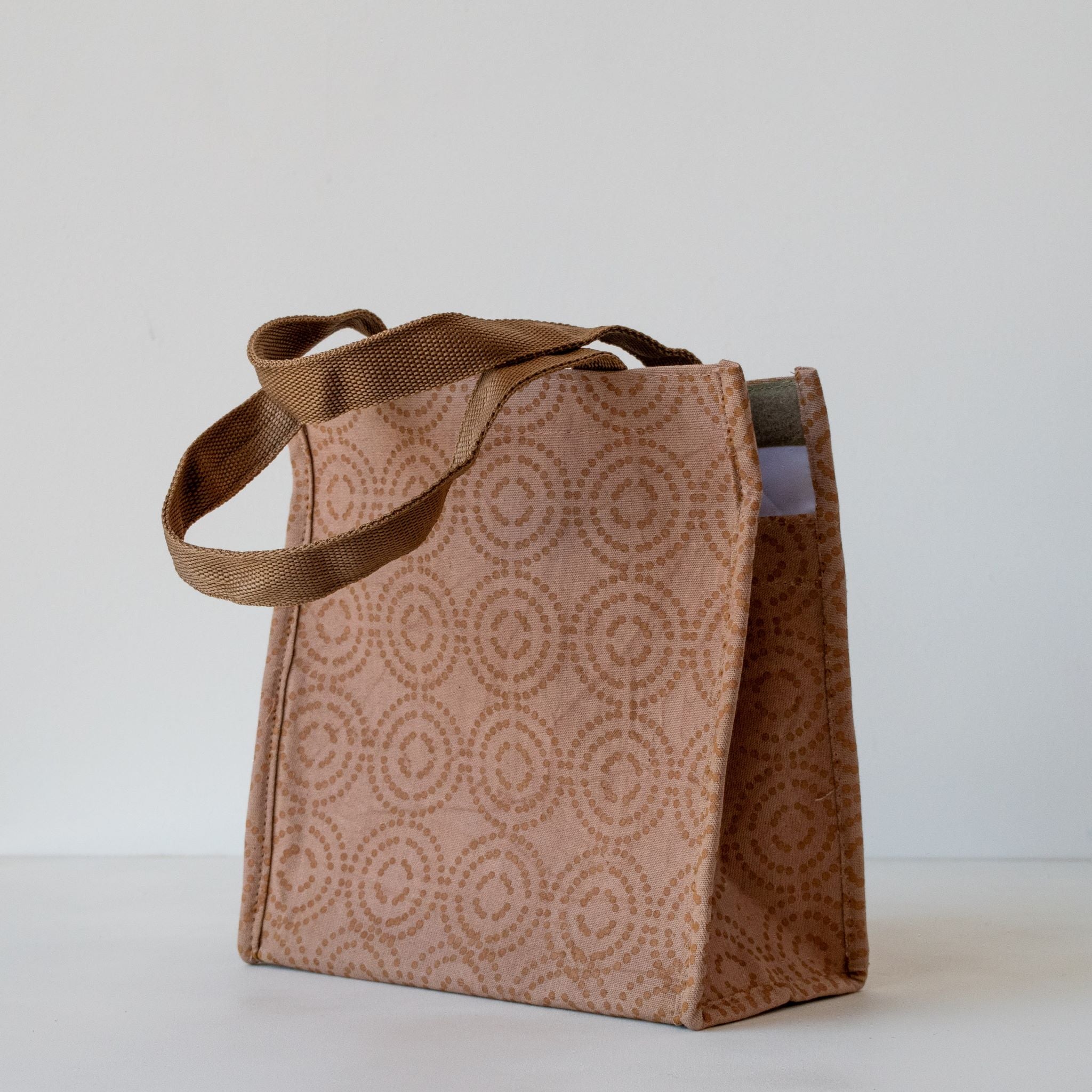 Lunch Tote - handmade using local Kenyan materials by the Amani women for a Fair Trade boutique