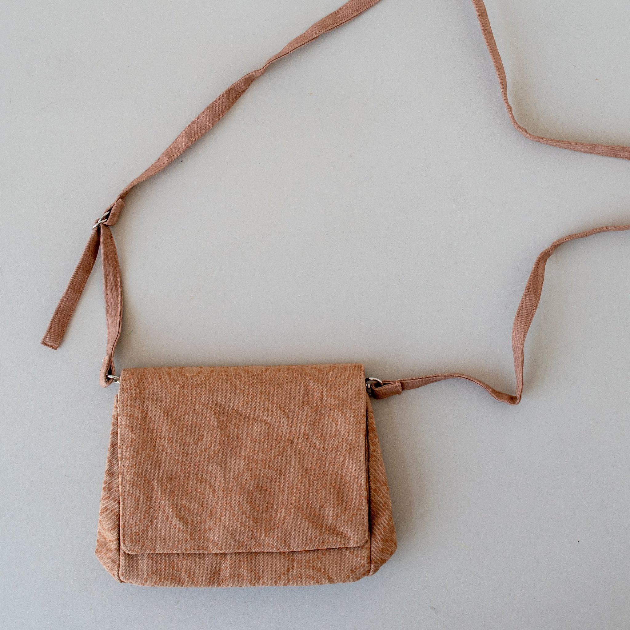 Petite Crossbody Bag handmade by the women of Amani ya Juu in Kenya, a sewing program for refugee women in Africa