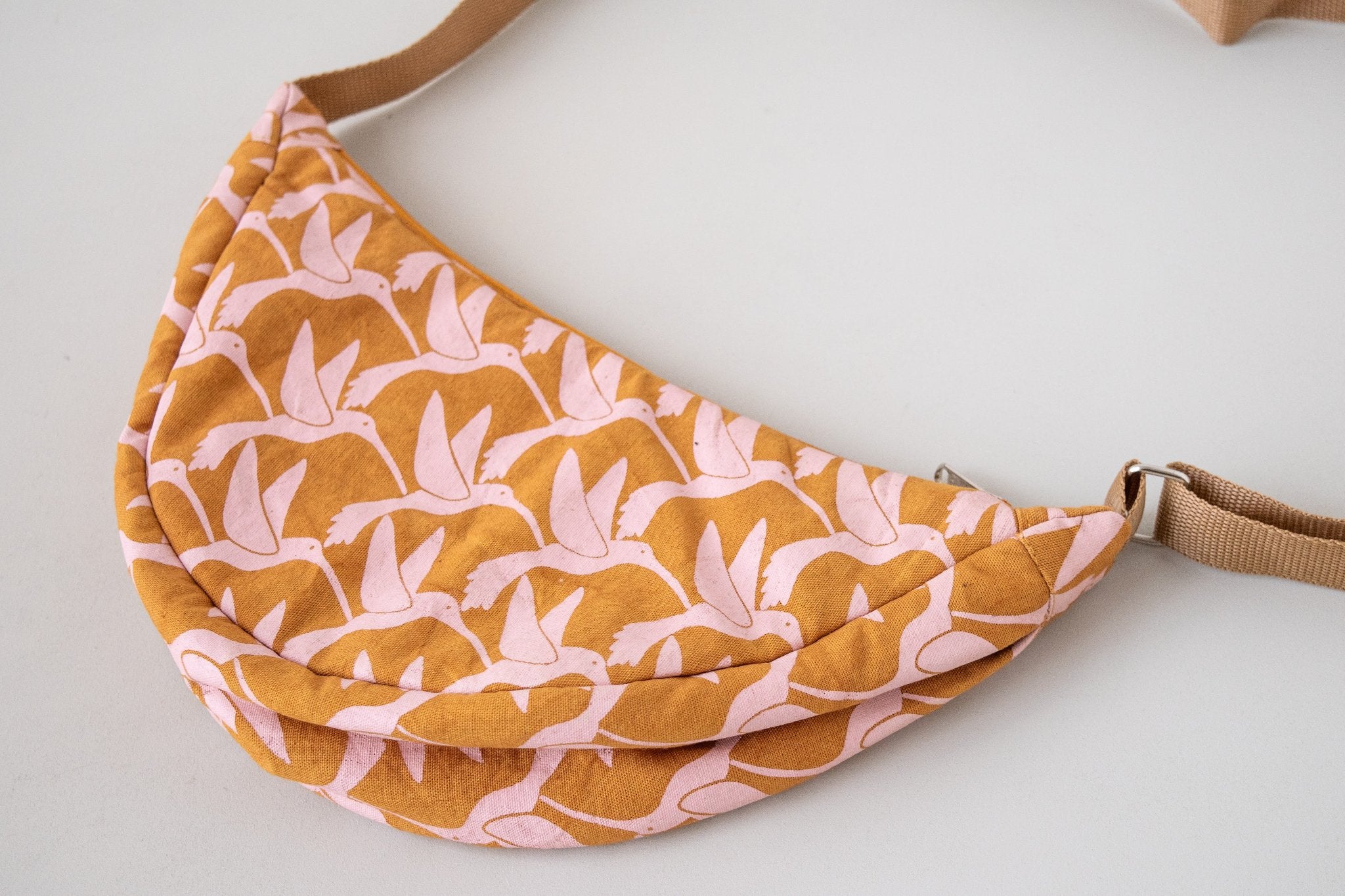 Crescent Sling Bag-handmade by the women of Amani for a fair trade boutique