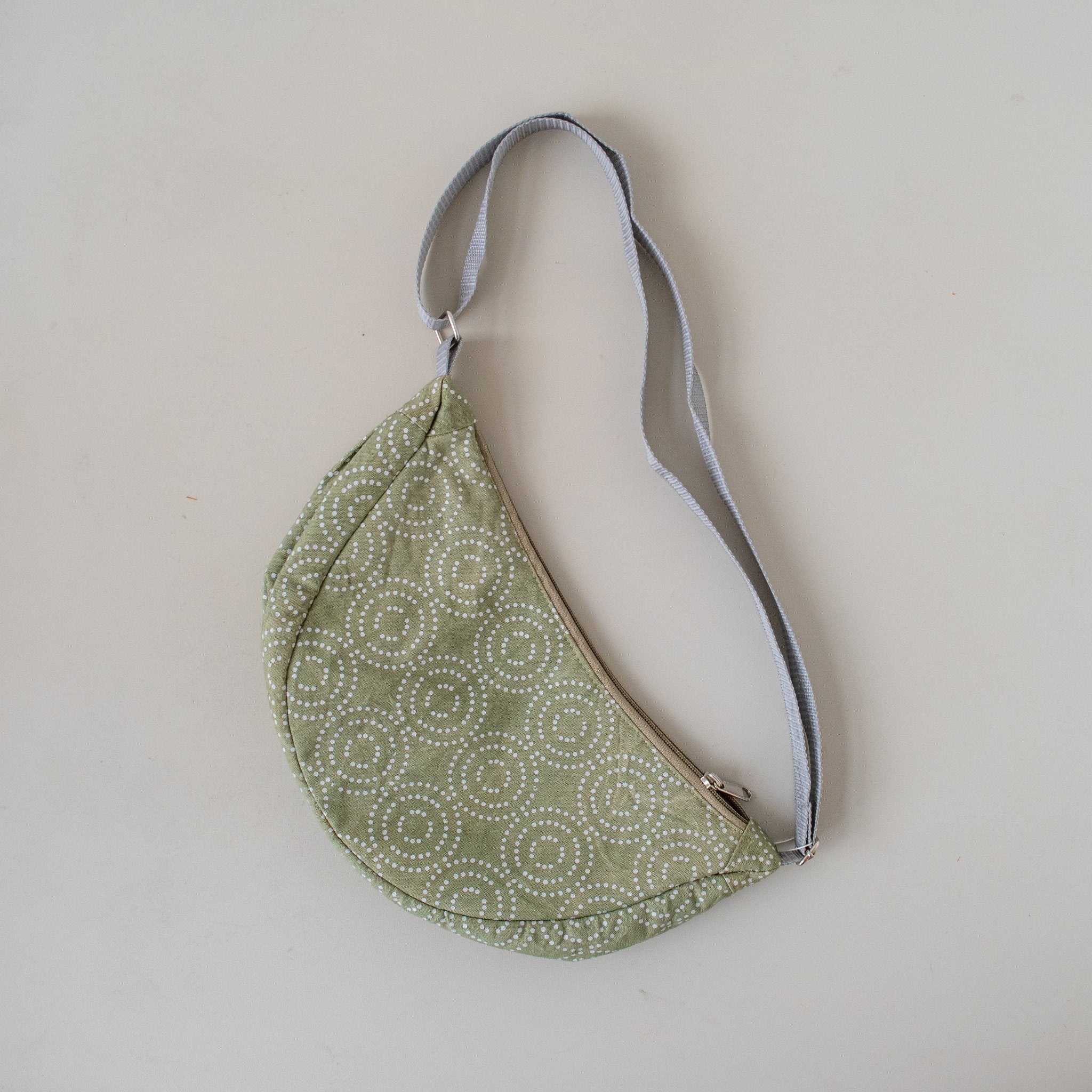 Crescent Sling Bag-handmade by the women of Amani for a fair trade boutique