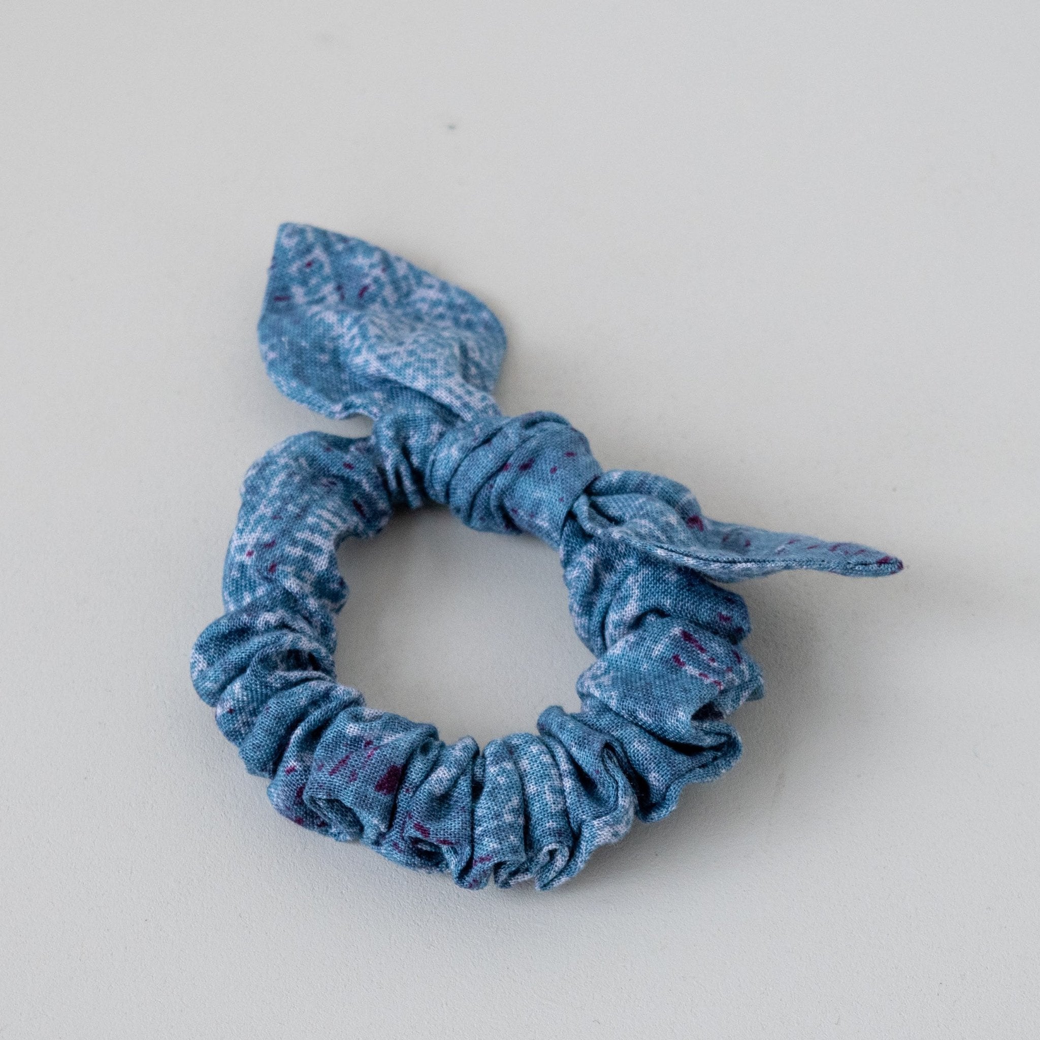 Knotted Scrunchie - handmade by the women of Amani using Kenyan materials for a Fair Trade boutique