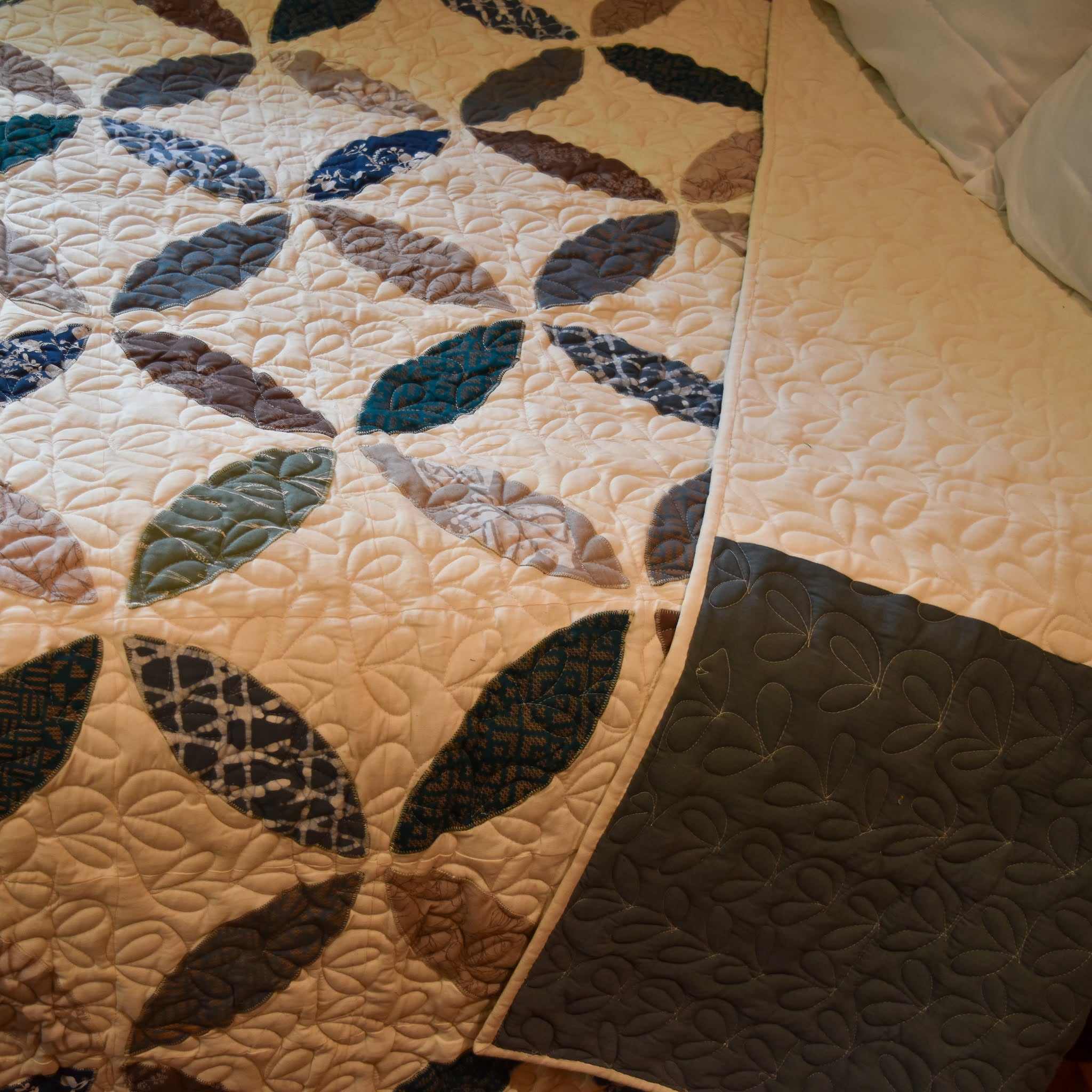 Field Flowers Quilt - handmade by the women of Amani using Kenyan materials for a Fair Trade boutique