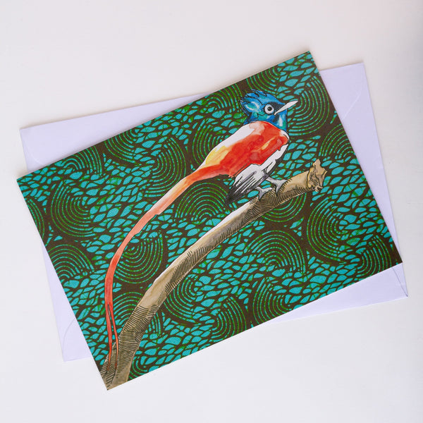 Kenyan Bird Card --printed in Kenya for Amani