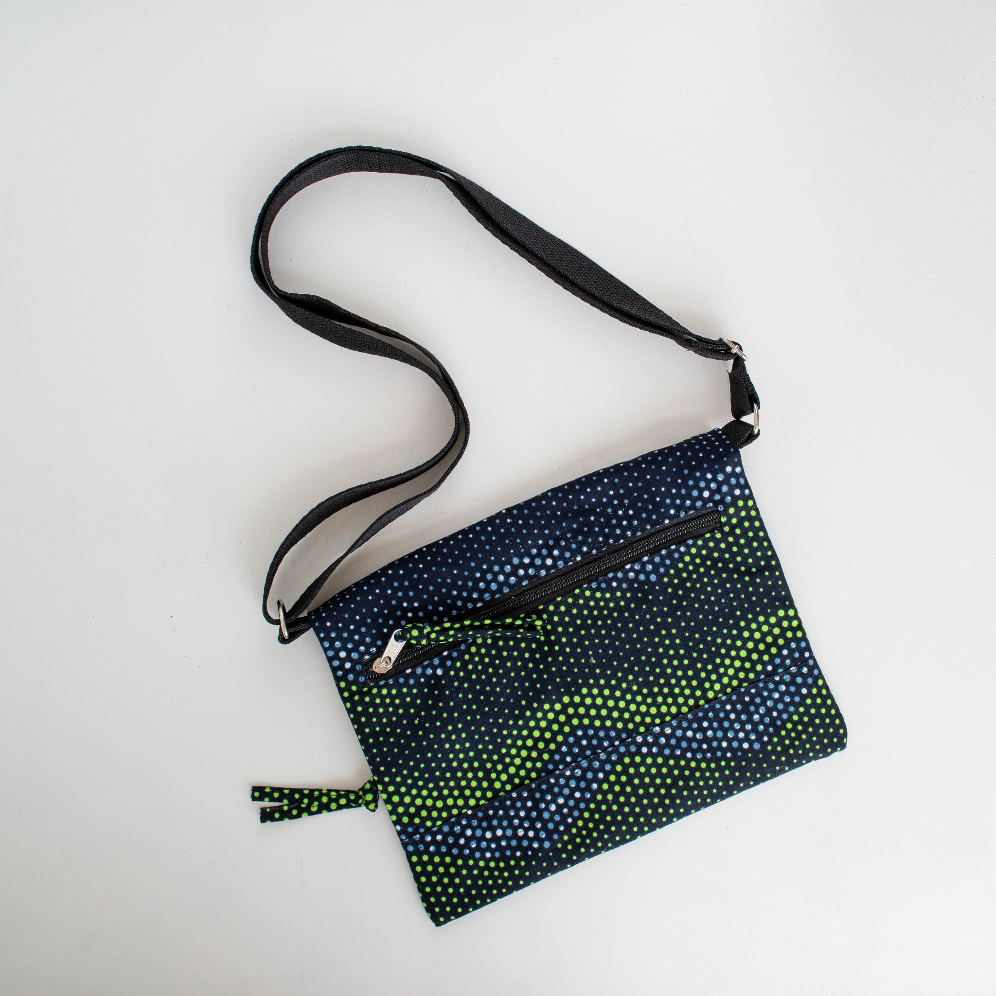 Kitenge Foldover Bag - Ugandan materials and design for a fair trade boutique