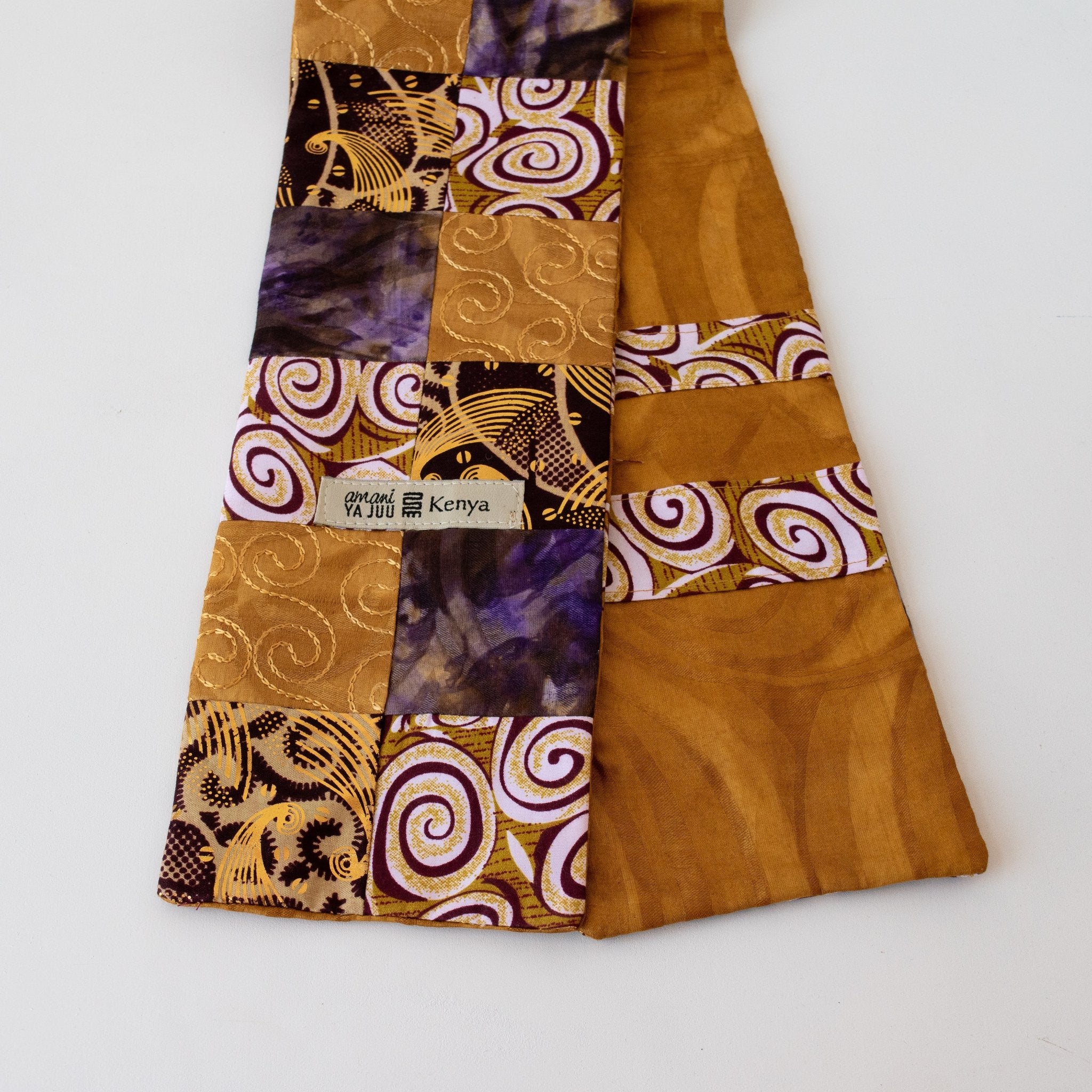 Kitenge Patch Pastor Stole - Kenyan materials and design for a fair trade boutique