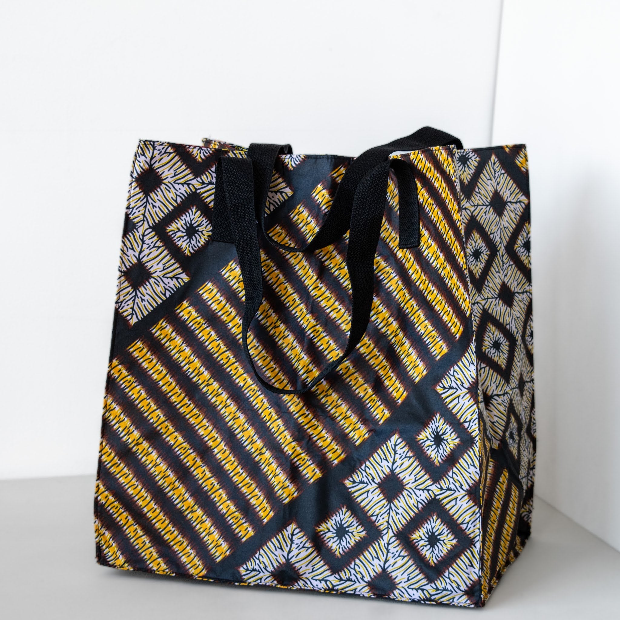 Large Market Tote - handmade by the Amani women of Uganda using Ugandan materials for a Fair Trade boutique