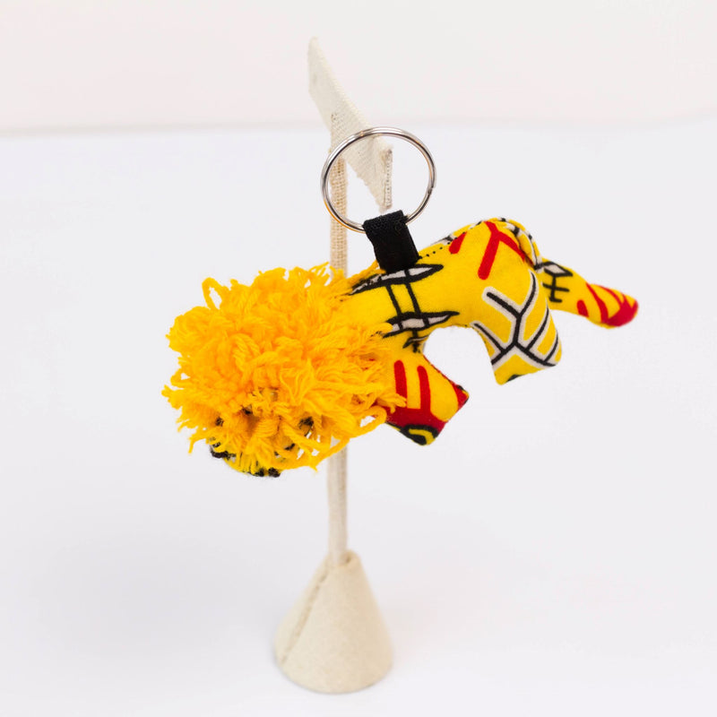 Uganda Animal Keychain - handmade by the women of Amani using Ugandan materials for a Fair Trade boutique