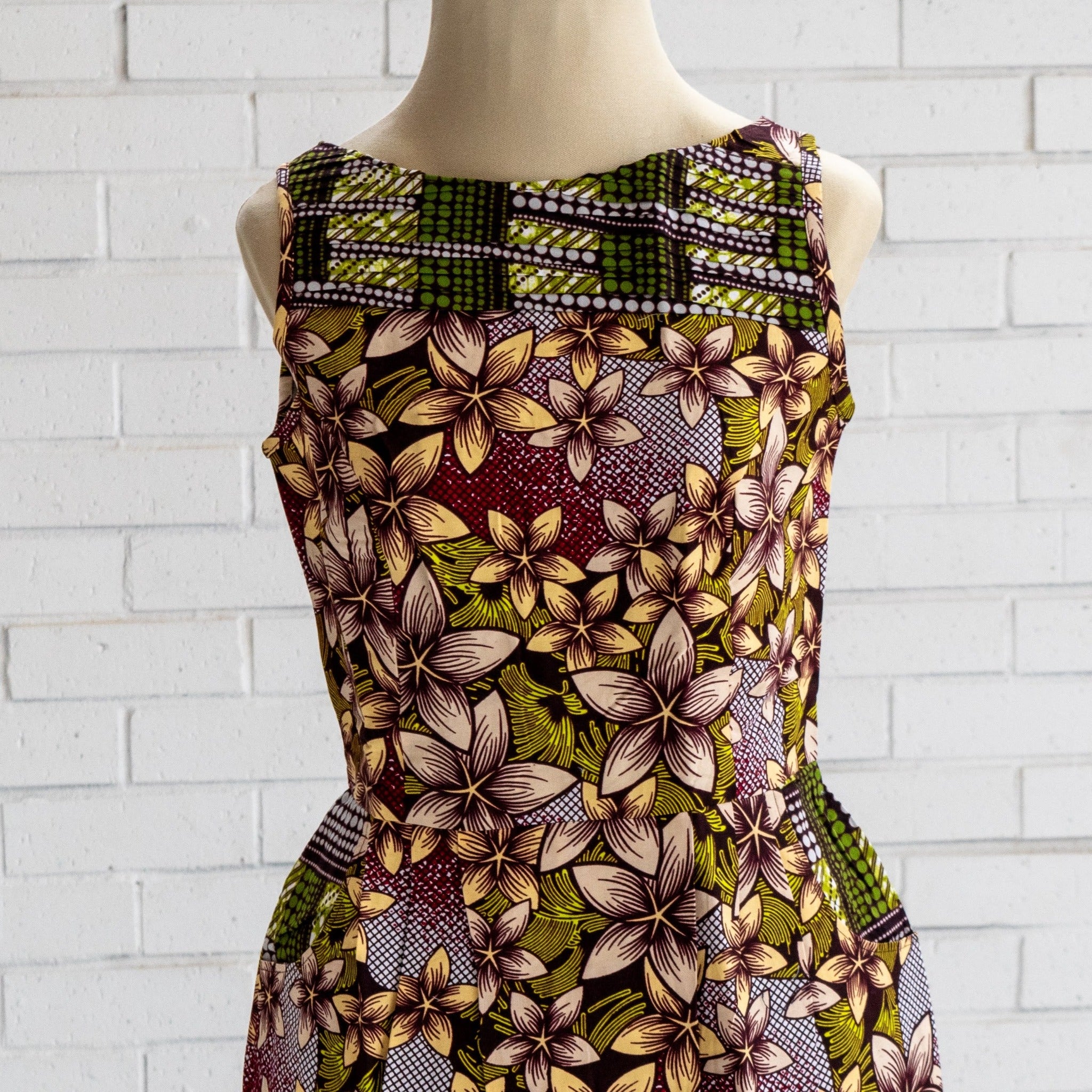 The Tropics Dress-Kenyan materials and design for a fair trade boutique