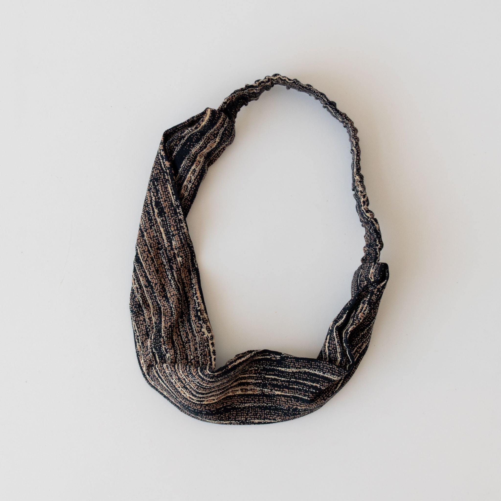 Folded Headband - Kenyan materials and design for a fair trade boutique