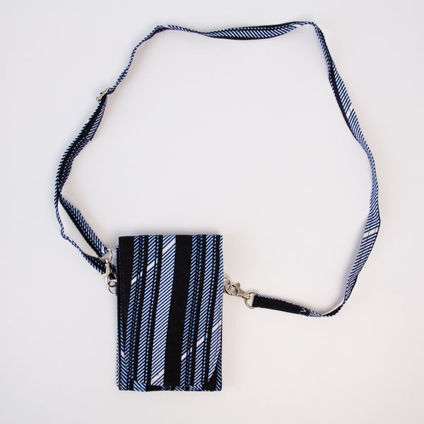 Mini Crossbody Wallet-handmade by the women of Amani Kenya using local fabrics for a Fair Trade boutique