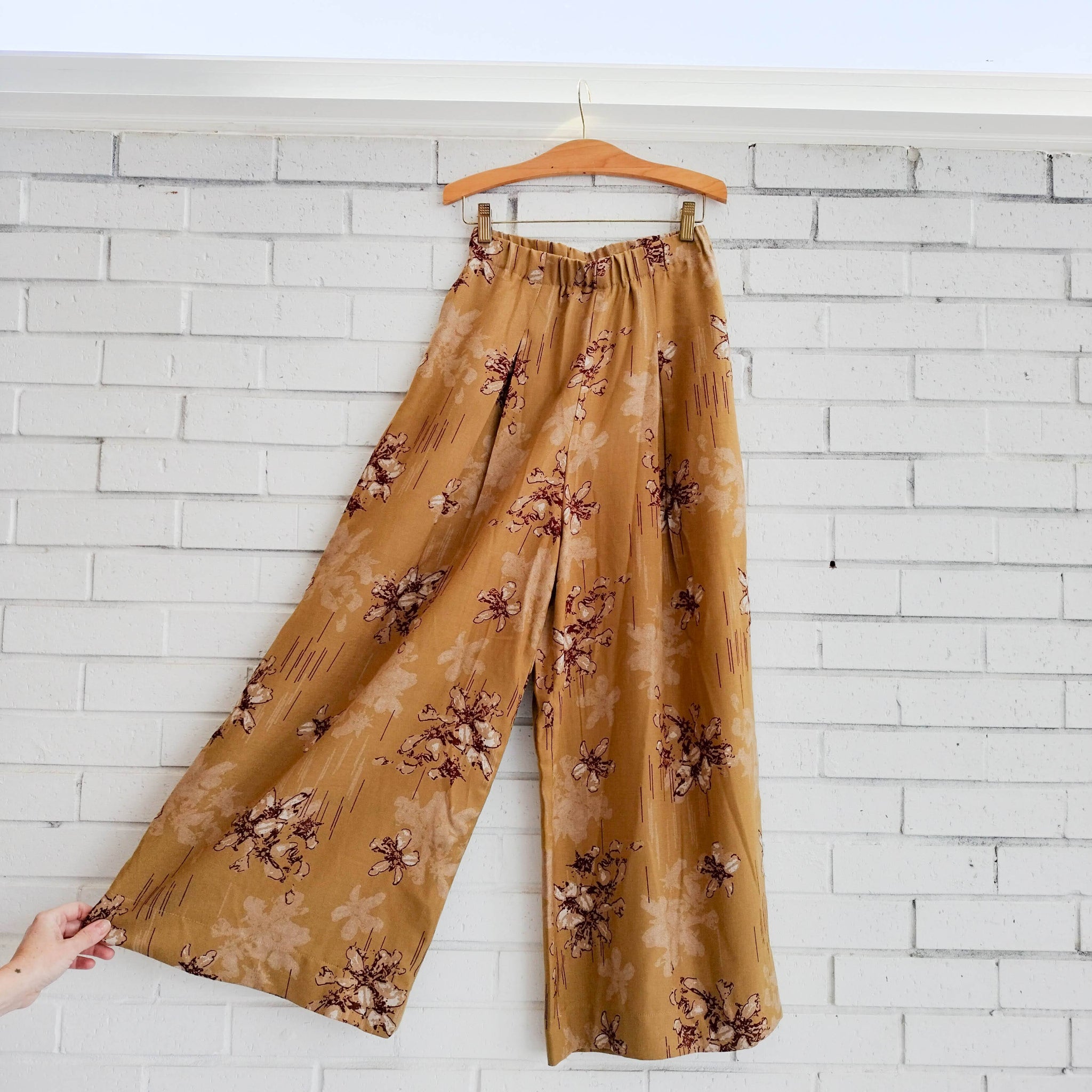 Palazzo Trousers-Made by Kenyan artisans for a fair trade boutique.