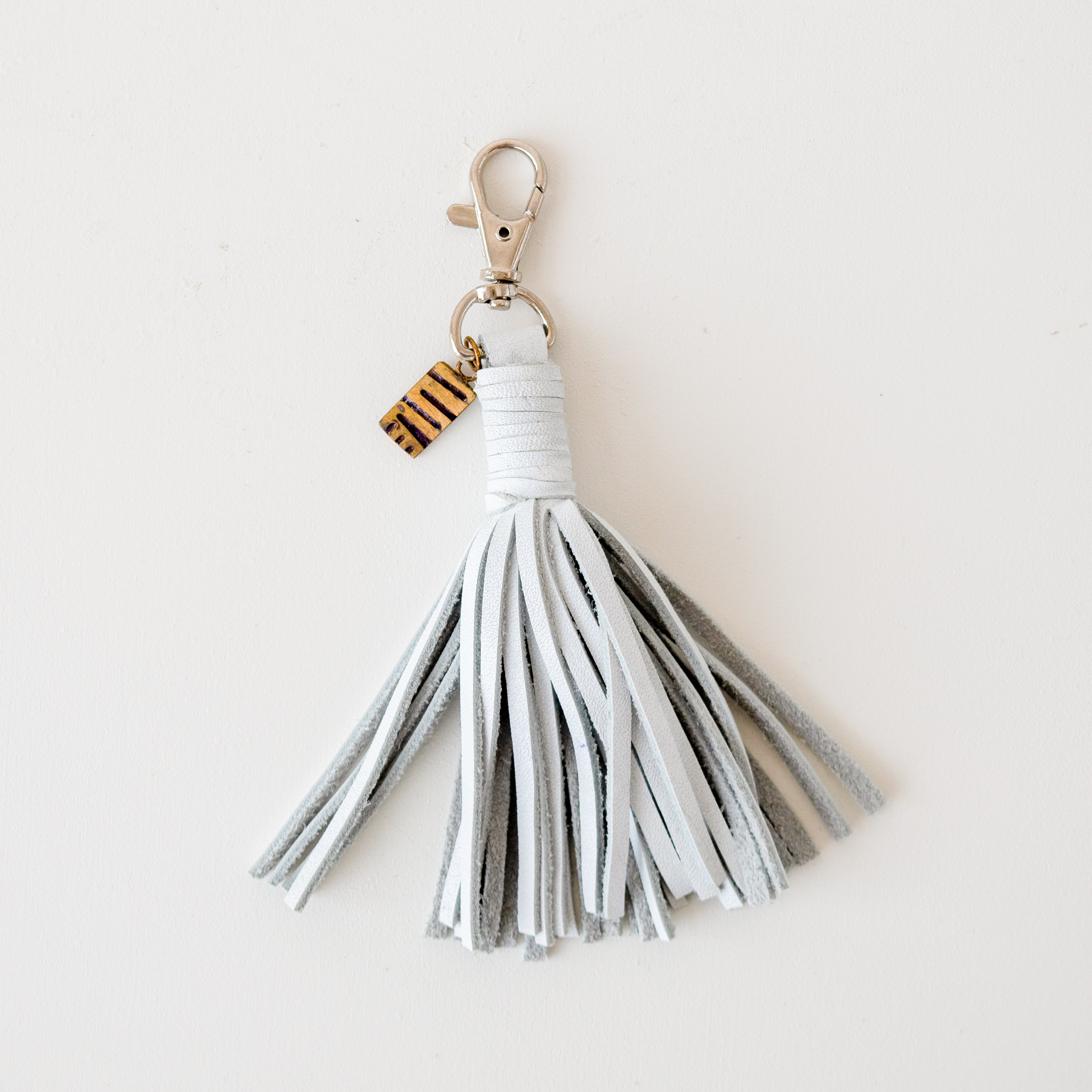 assel Key Holder - handmade using Kenyan leather by local market artisans for a Fair Trade social enterprise