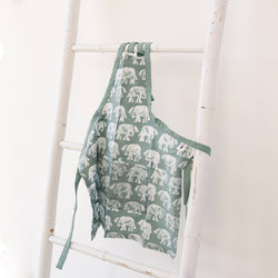 Watoto play apron - Original batik design handmade by the women of Amani ya Juu a Fair Trade member