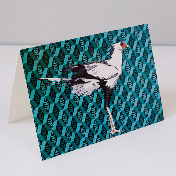 Kenyan Bird Card --printed in Kenya for Amani