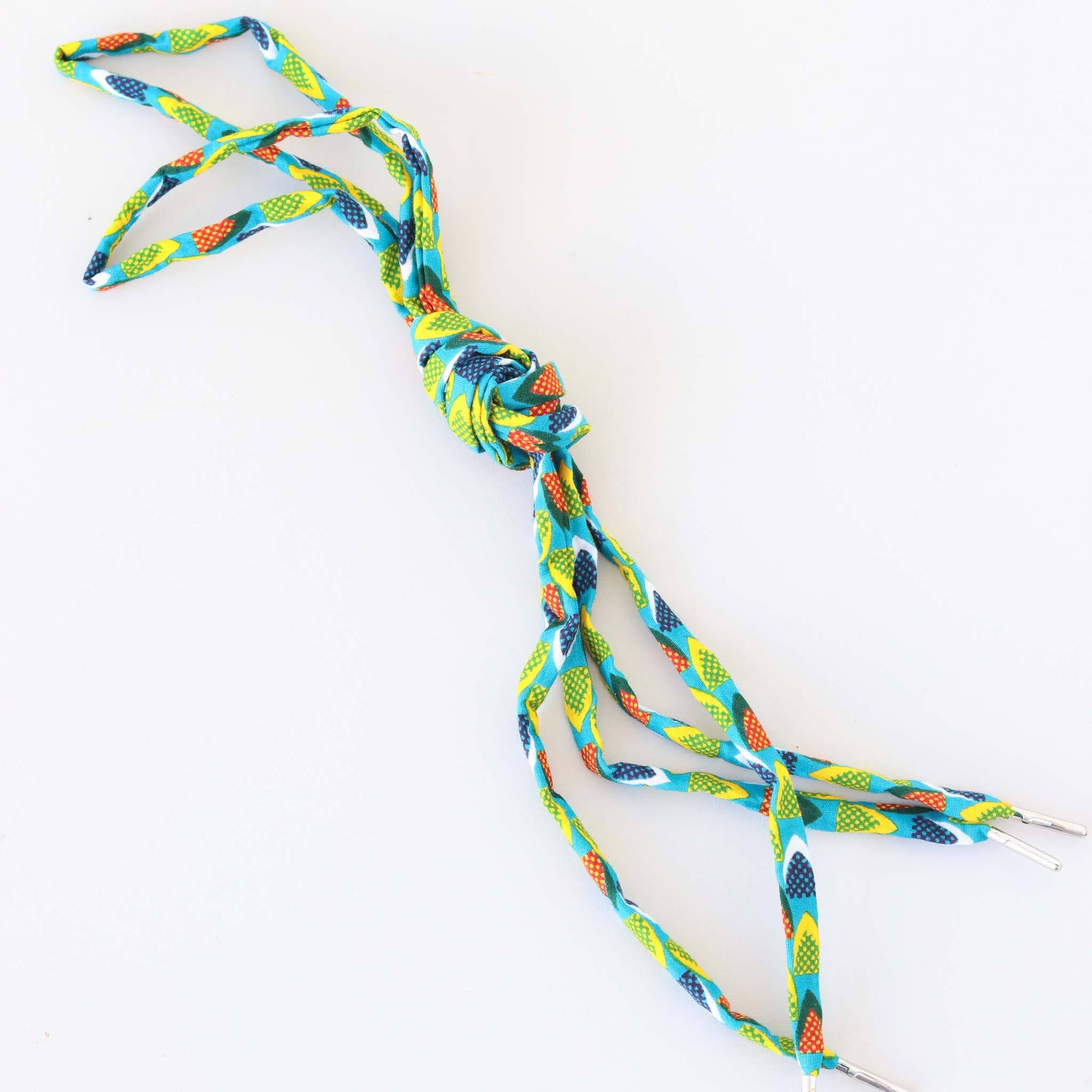 Liberian Shoelaces made for an African boutique
