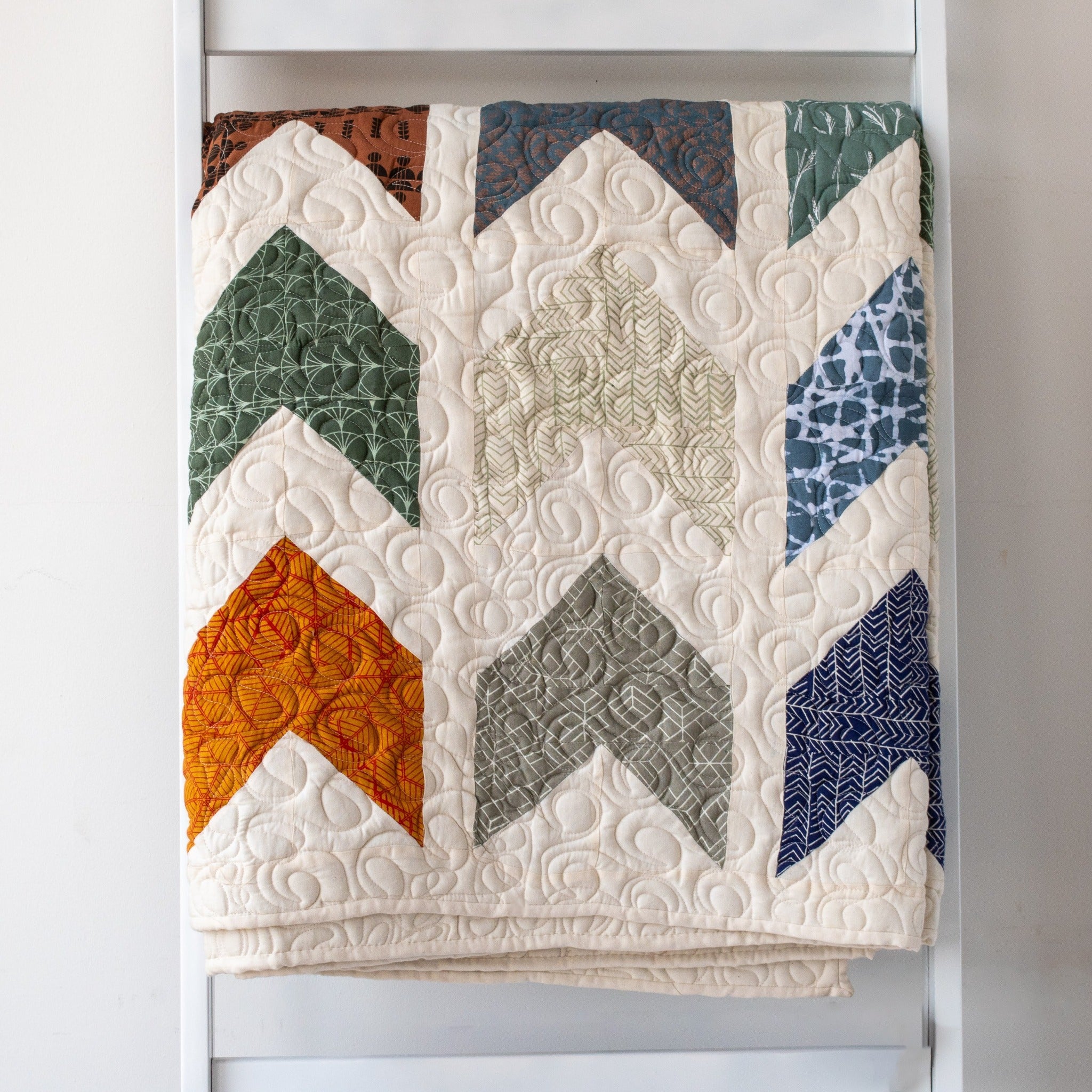 Handmade quilt by the women of Amani Kenya