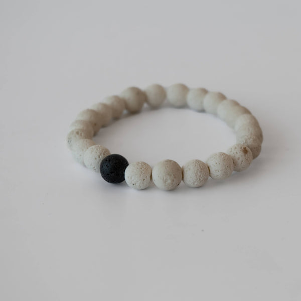 Volcanic stone bracelet- Kenyan materials and design for a fair trade boutique