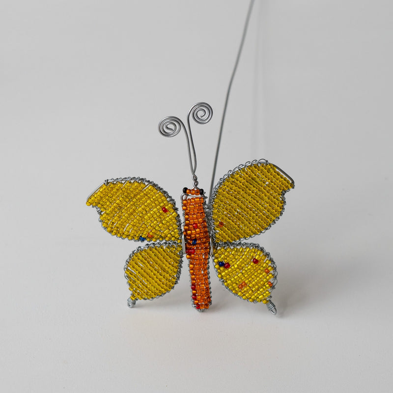 Beaded Butterfly hand crafted by Kenyan artisans