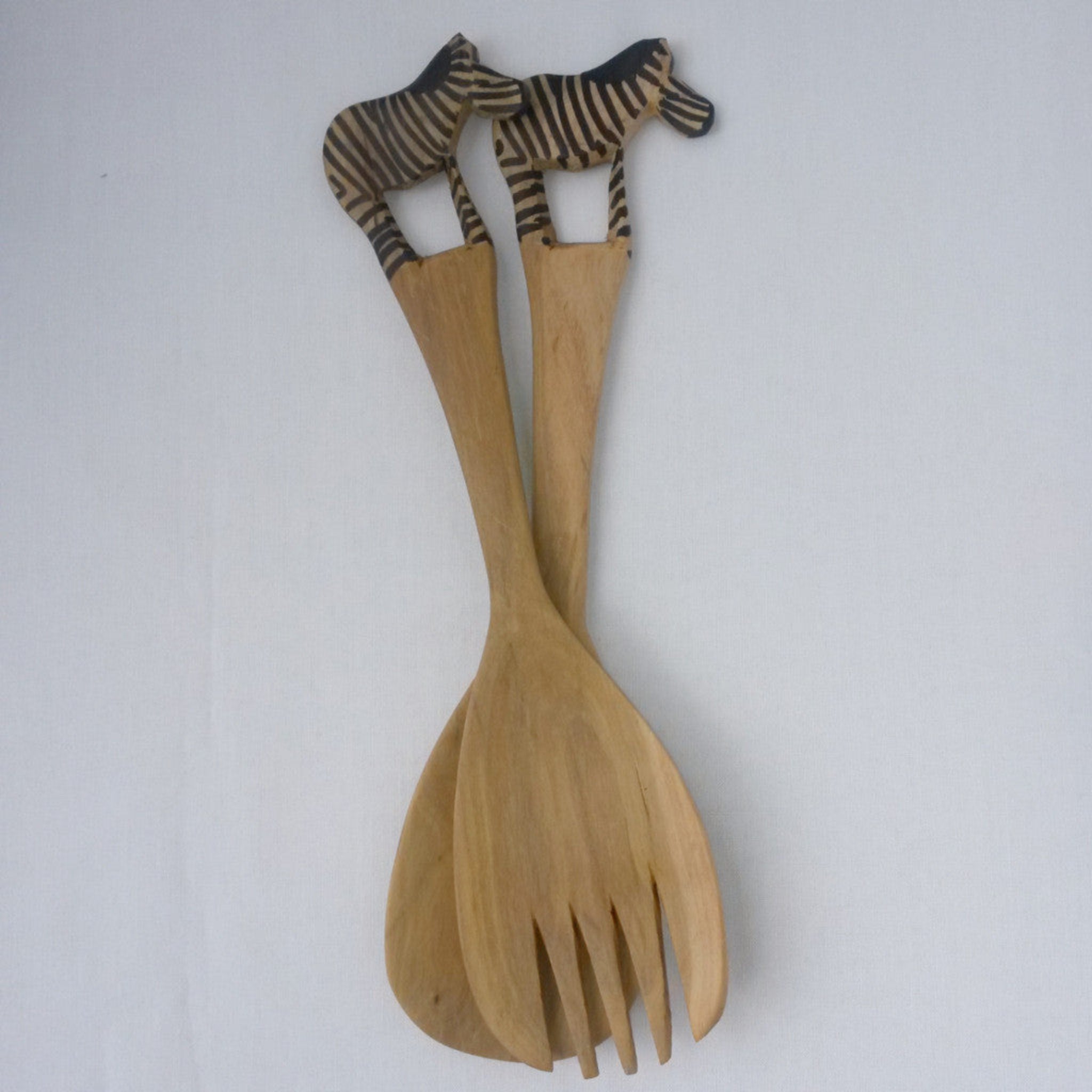 Carved Animal Spoon Set - Kenyan materials and design for a fair trade boutique