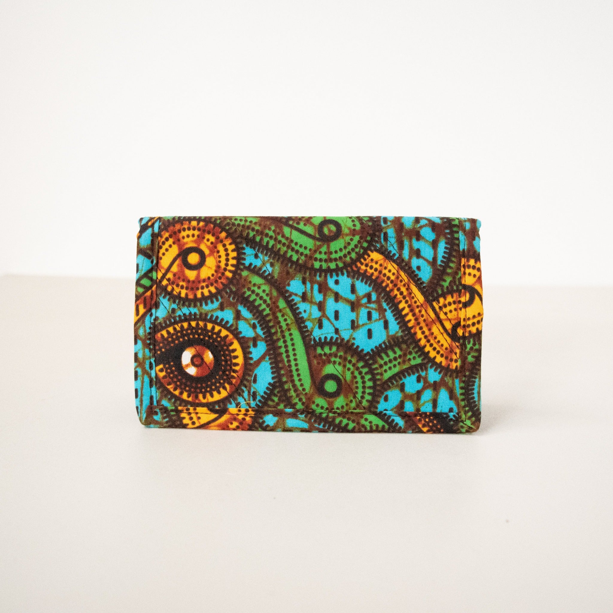 Petite Kitenge Folding Wallet-handmade by the women of Amani Uganda and Kenya.