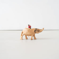 Wood Animal Ornament Singles