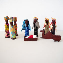Nativity Peg Set - Kenyan materials and design for a fair trade boutique