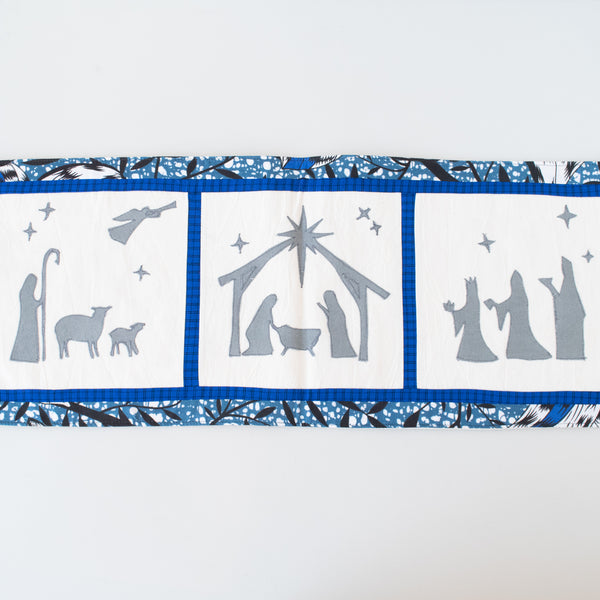 Nativity Wall Hanging - handmade by the Amani women using local Kenyan materials for a Fair Trade boutique