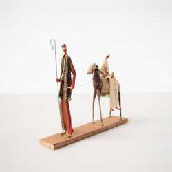 Mary & Joseph Figurine - Kenyan materials and design for a fair trade boutique