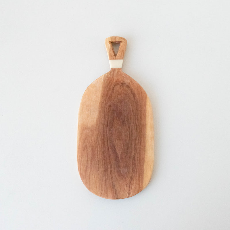 Olivewood Cutting Board - hand carved using Kenyan olive wood by market artisans for a Fair Trade boutique