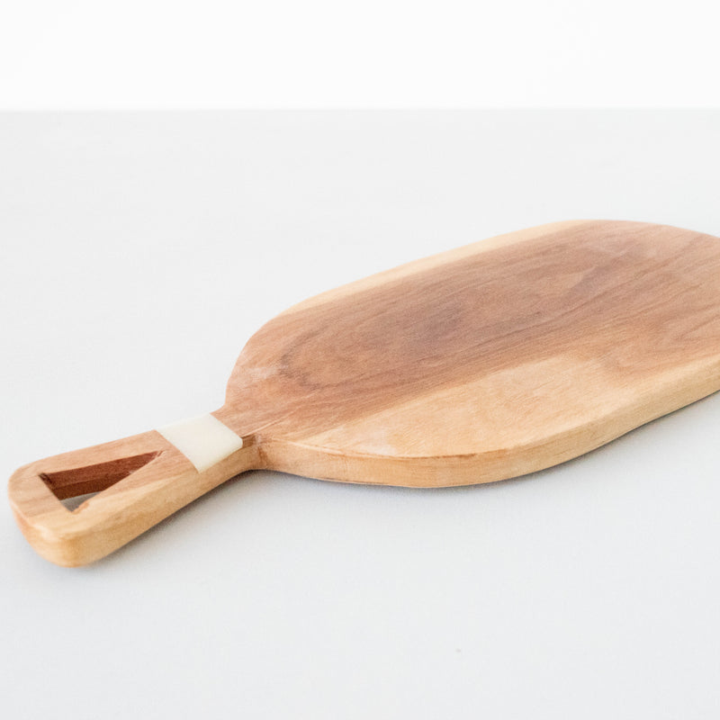 Olivewood Cutting Board - hand carved using Kenyan olive wood by market artisans for a Fair Trade boutique